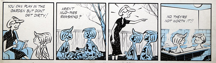 'Dennis' Strip 1 (Original) by Beano comic at The Illustration Art Gallery