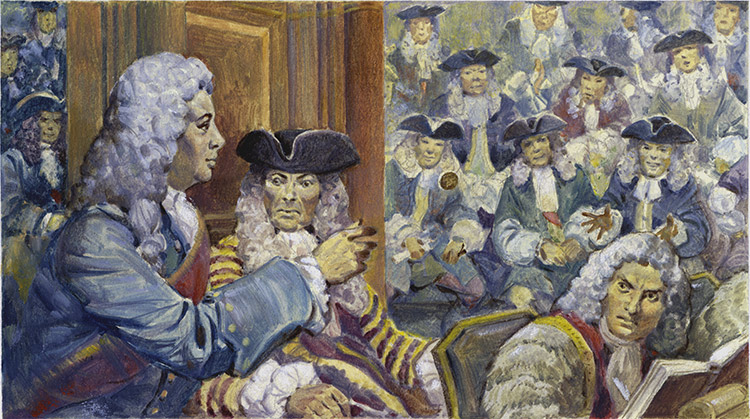 Parliamentary Debate (Original) by 20th Century at The Illustration Art Gallery