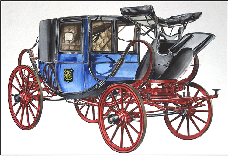 The Globetrotter: The Travelling Chariot (Original) by 20th Century at The Illustration Art Gallery