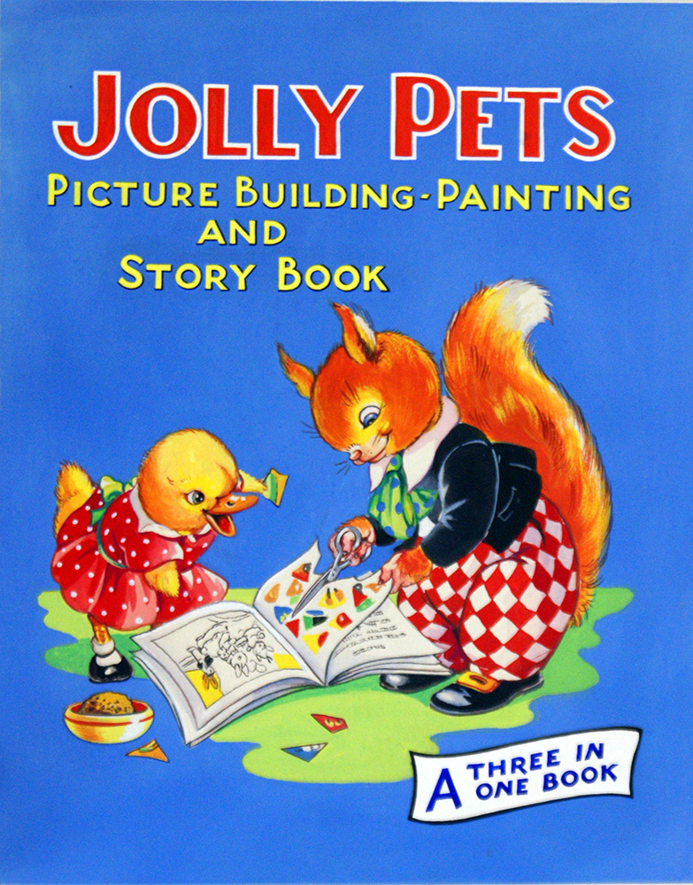 Jolly Pets book cover (Original) art by 20th Century at The Illustration Art Gallery