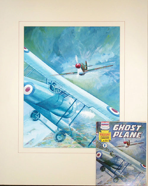 Valiant Picture Library cover #114  'Ghost Plane' (Original) by 20th Century at The Illustration Art Gallery