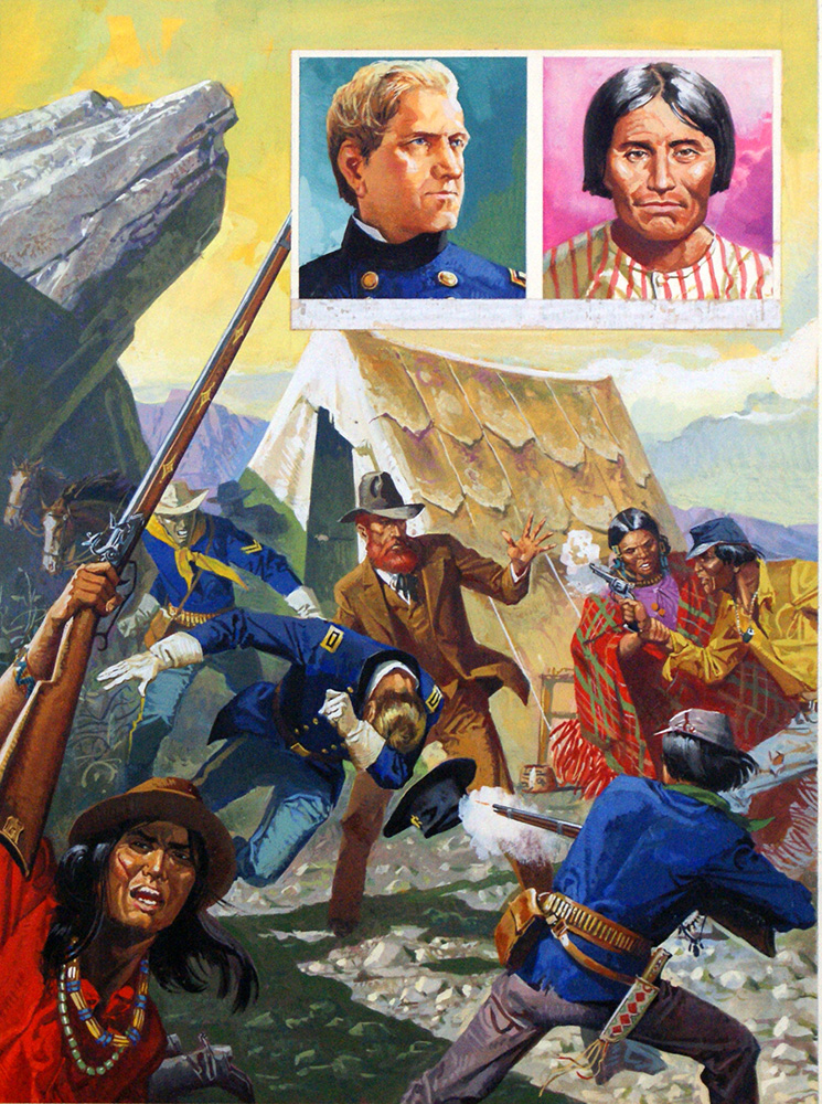 Modoc Indians (Original) art by American History (Baraldi) at The Illustration Art Gallery