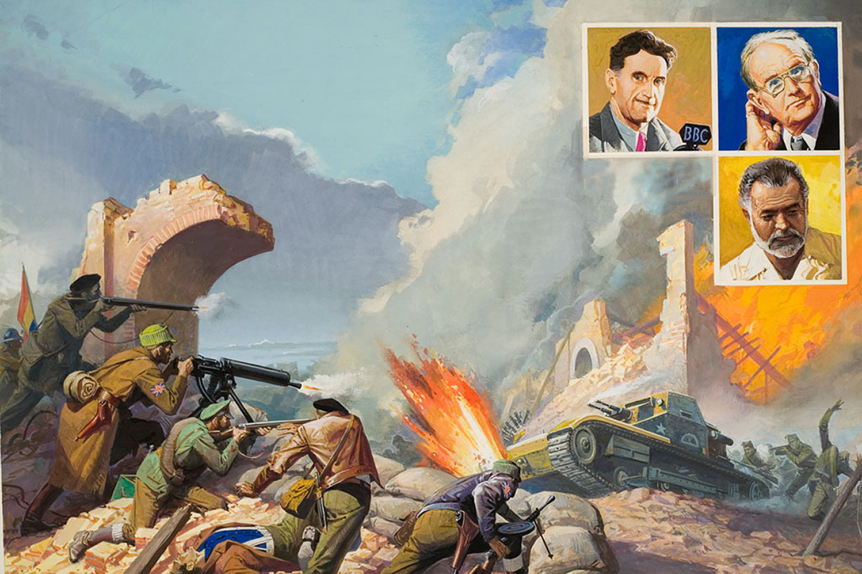 The Spanish Civil War (Original) art by Severino Baraldi Art at The Illustration Art Gallery