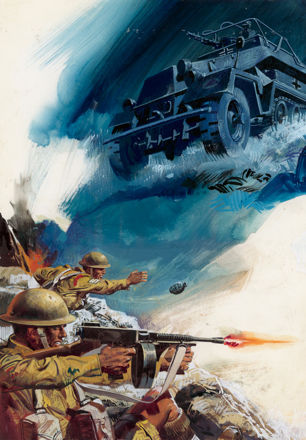War Picture Library cover #262  'Untamed' (Original) by Alessandro Biffignandi at The Illustration Art Gallery
