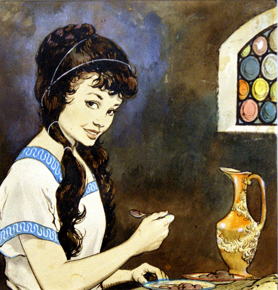 A Date For Breakfast (Original) art by Snow White (Blasco) Art at The Illustration Art Gallery