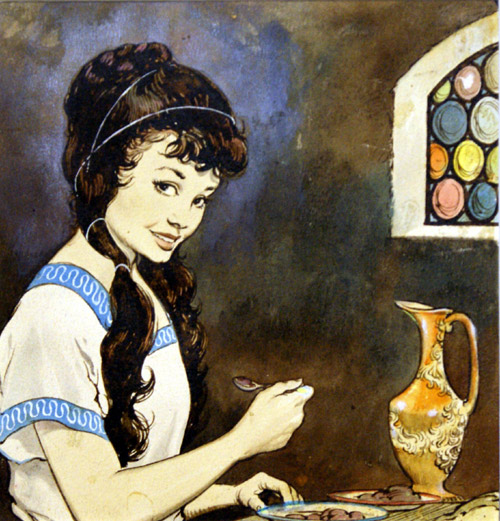 A Date For Breakfast (Original) by Snow White (Blasco) Art at The Illustration Art Gallery
