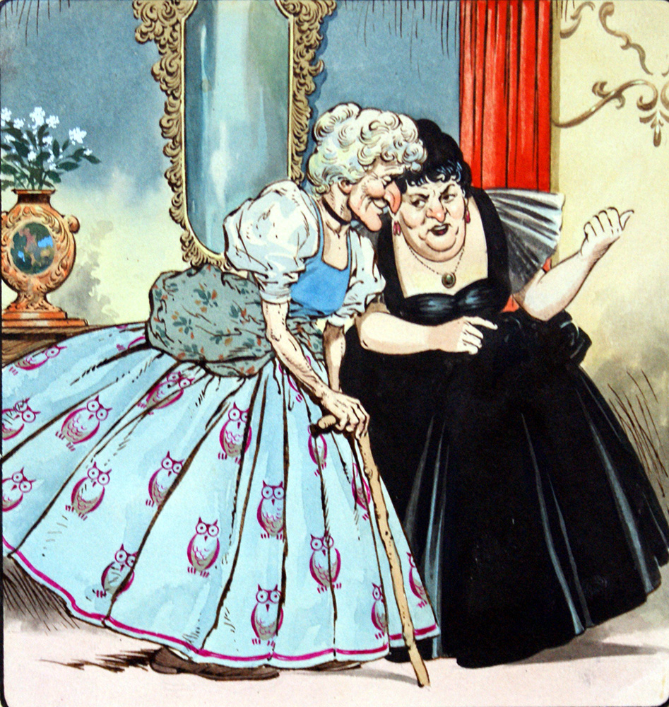 Princess Petal: Plotting Step Sisters (Original) art by Princess Petal (Blasco) Art at The Illustration Art Gallery
