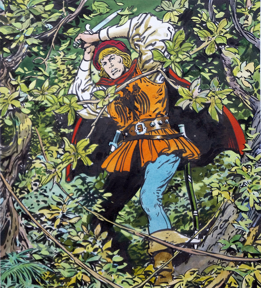 Sleeping Beauty - Through The Wild Forest (Original) art by Sleeping Beauty (Blasco) Art at The Illustration Art Gallery