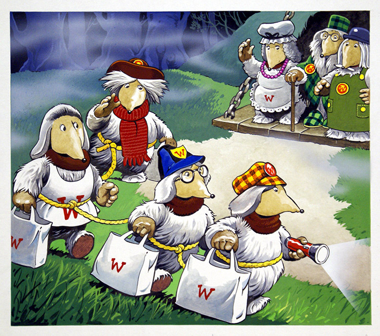 The Wombles: Misty Morning (two boards) (Originals) by The Wombles (Blasco) at The Illustration Art Gallery