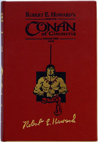 Complete Conan of Cimmeria  Volume 2 (1934)  Leatherbound Ultra Edition (#45 / 115) (Signed) (Limited Edition)