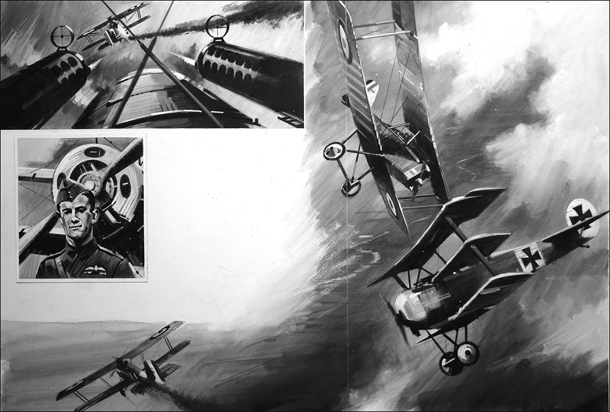 Flying Aces of World War One (Original) art by Other Military Art (Coton) at The Illustration Art Gallery