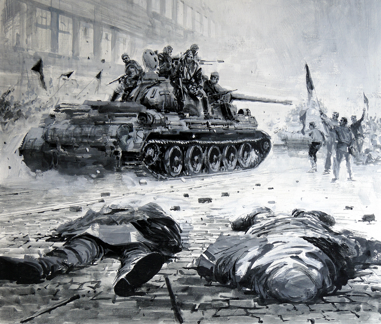 Hungarian Uprising (Original) art by Other Military Art (Coton) at The Illustration Art Gallery