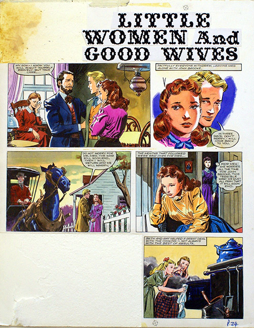 Little Women and Good Wives 2 (Original) by Gino D'Antonio at The Illustration Art Gallery