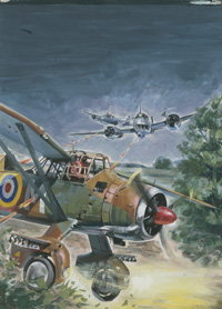 Air Ace Picture Library cover #31  'Wings in the Night' (Original)