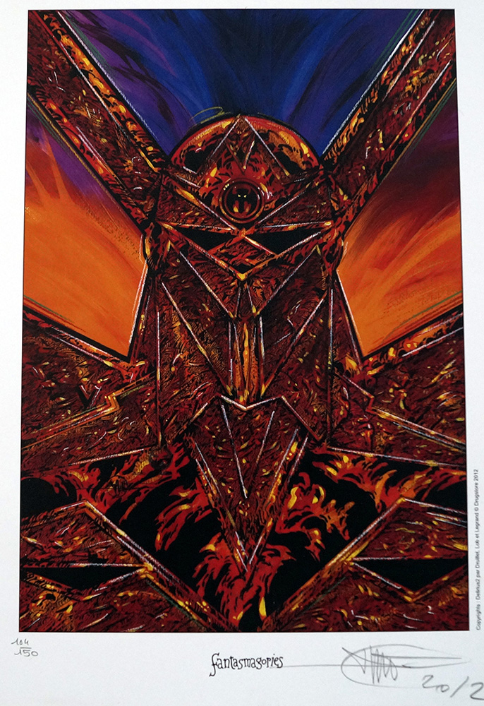 Delirius 2 (Limited Edition Print) (Signed) art by Philippe Druillet at The Illustration Art Gallery