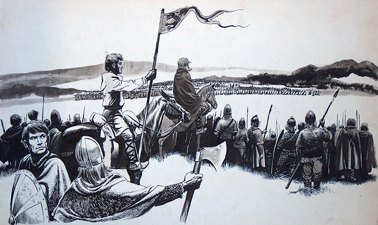 The Field of Senlac (Original) by Gerry Embleton Art at The Illustration Art Gallery