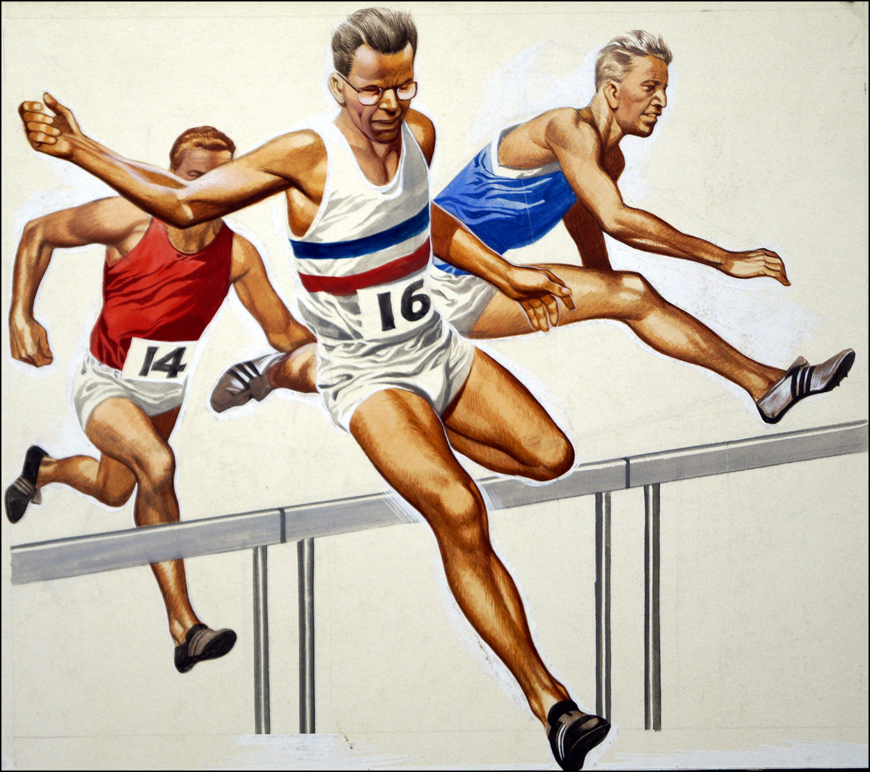 The Magic of the Olympics: Chris Brasher (Original) art by The Olympics (Ron Embleton) at The Illustration Art Gallery