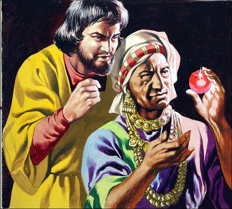 Marco Polo - The Ruby (Original) by Ron Embleton Art at The Illustration Art Gallery