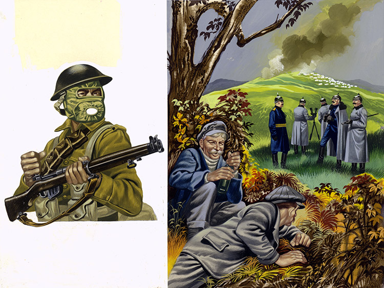 Facets of World War One (Original) by World War I (Ron Embleton) at The Illustration Art Gallery