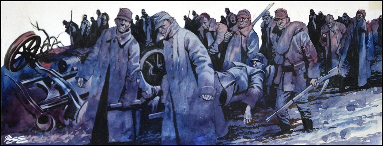 The Defeated (Original) (Signed) art by World War I (Ron Embleton) at The Illustration Art Gallery