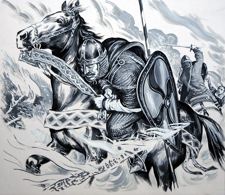 The Death of William the Conqueror (Original) by F R Exell at The Illustration Art Gallery