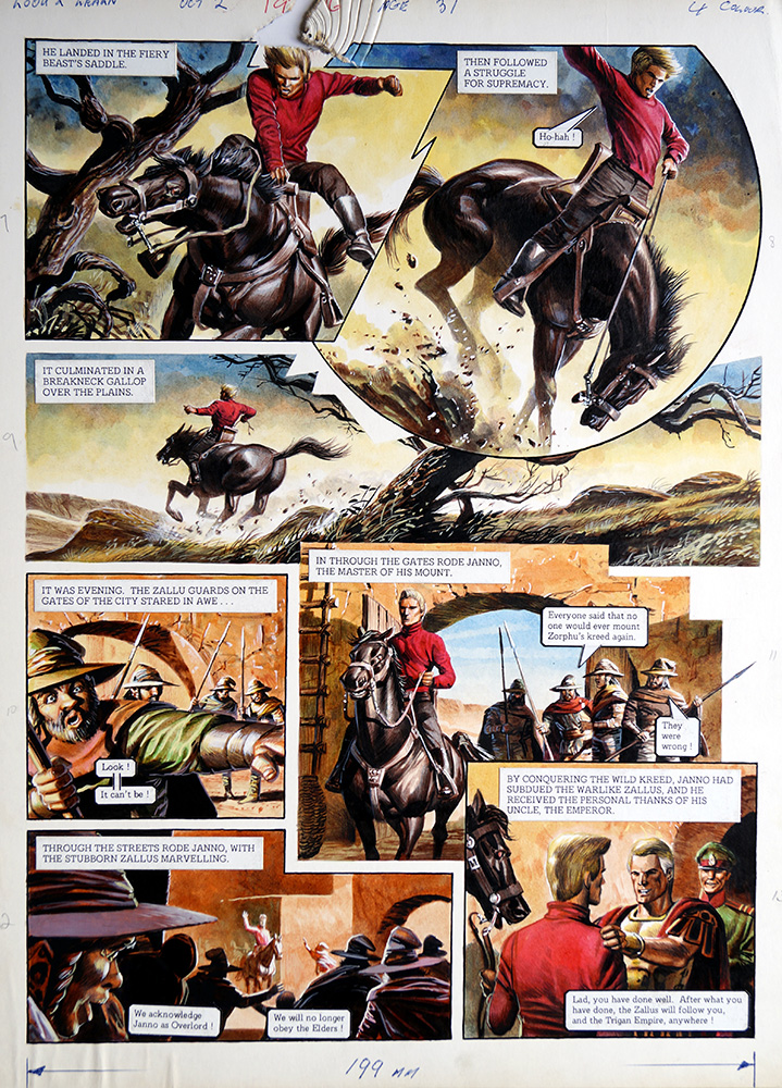 The Trigan Empire - Look and Learn issue 768 (2 Oct 1976) (Original) art by The Trigan Empire (Oliver Frey) at The Illustration Art Gallery