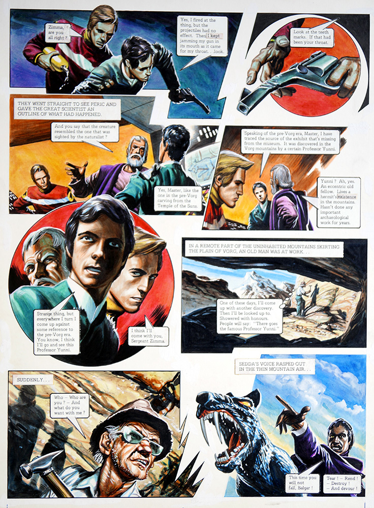 The Trigan Empire - Look and Learn issue 786 (5 Feb 1977) (Original) art by The Trigan Empire (Oliver Frey) at The Illustration Art Gallery