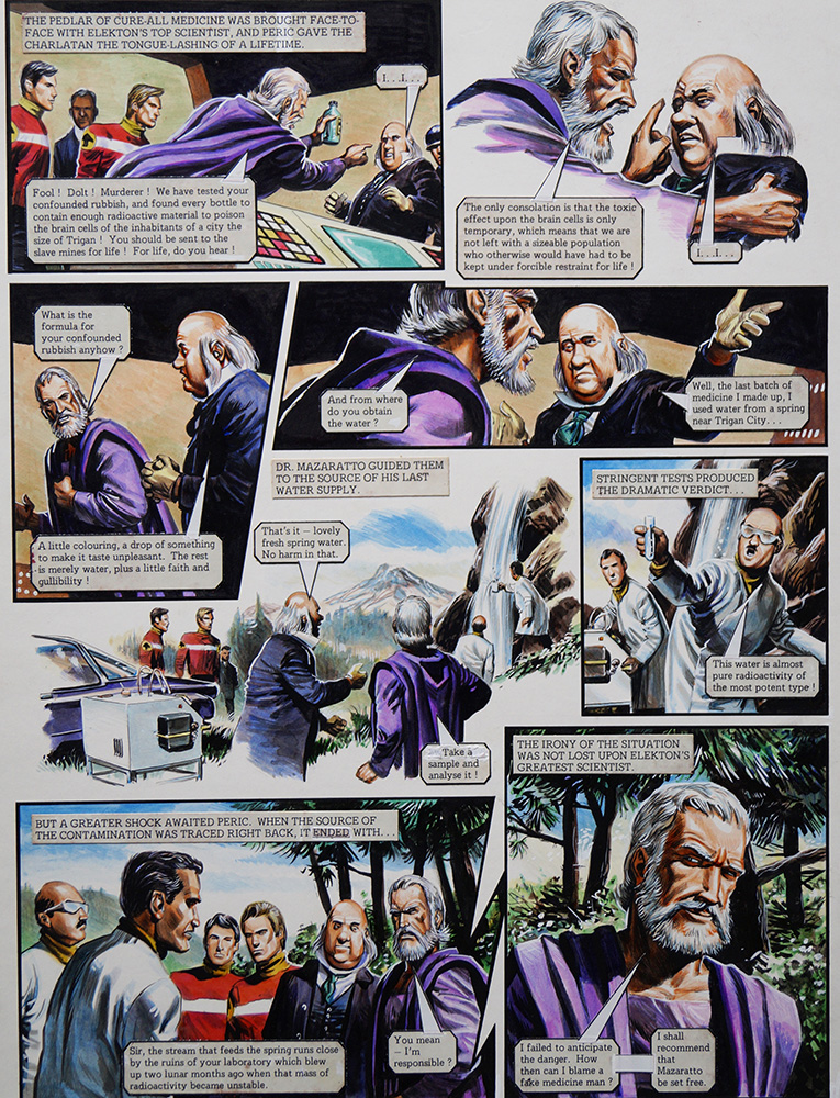 The Blame Game from 'Mazaratto's Universal Elixir' (Original) art by The Trigan Empire (Oliver Frey) at The Illustration Art Gallery