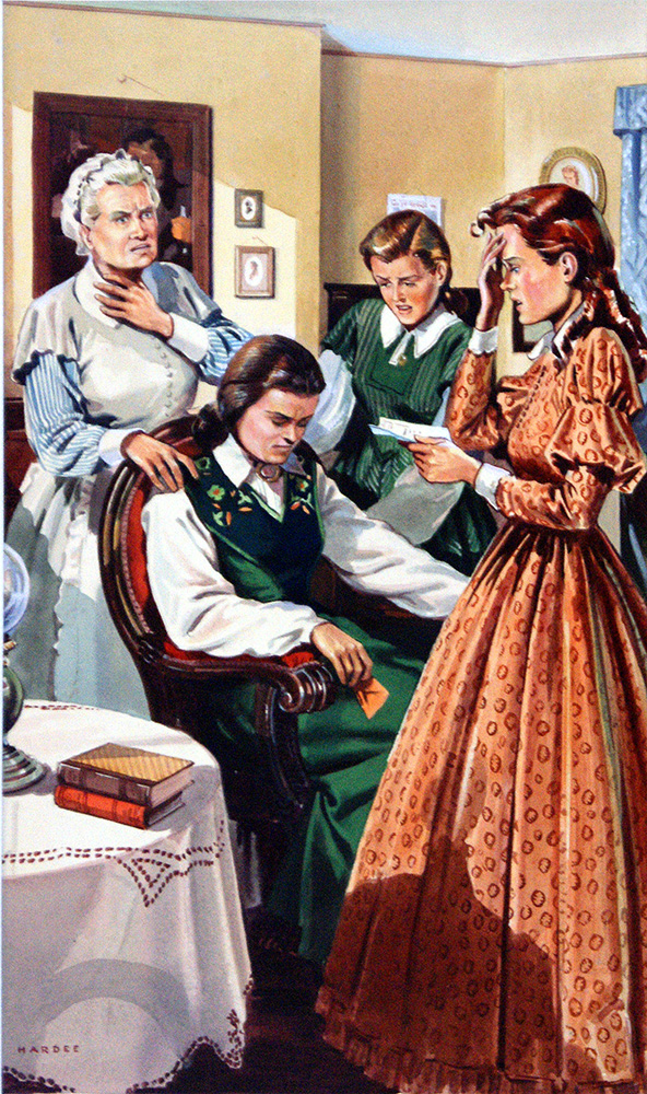 Little Women The Telegram (Original) (Signed) art by Jack Hardee at The Illustration Art Gallery