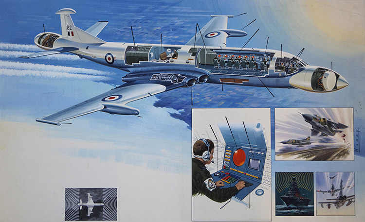 Nimrod Mark III (Original) (Signed) by Air (Wilf Hardy) at The Illustration Art Gallery
