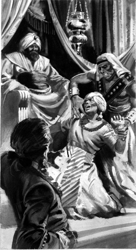 The Cruelty of Ali Pasha (Original) art by Andrew Howat Art at The Illustration Art Gallery