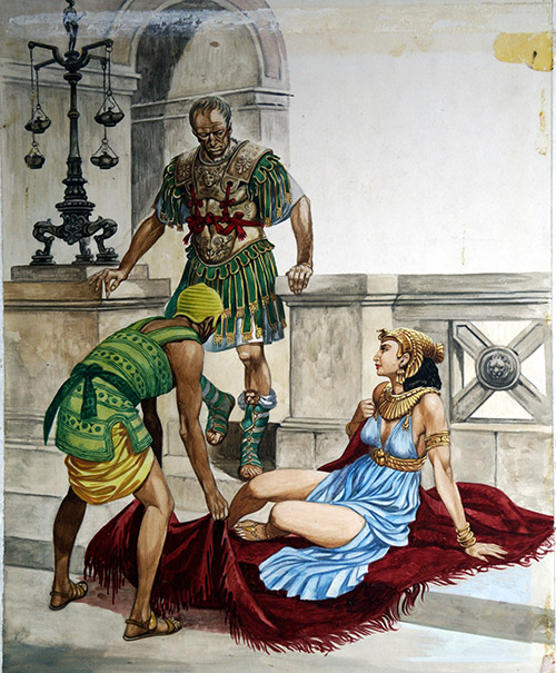 Caesar And Cleopatra (Original) by Peter Jackson at The Illustration Art Gallery
