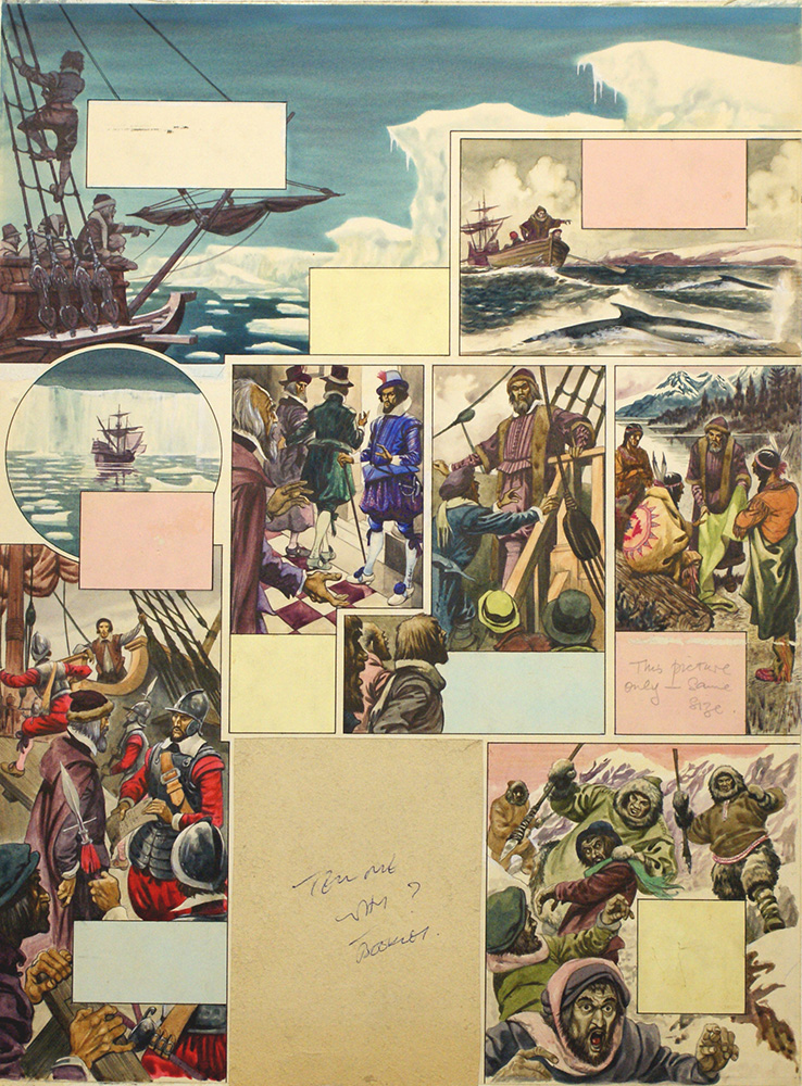 In Search of the North-West Passage (Original) art by British History (Peter Jackson) at The Illustration Art Gallery