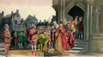 Sir Walter Raleigh lays down his cloak for Queen Elizabeth I (Original)