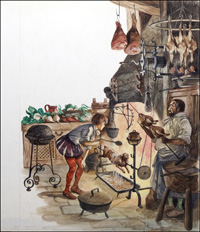 A Tudor Kitchen (Original)