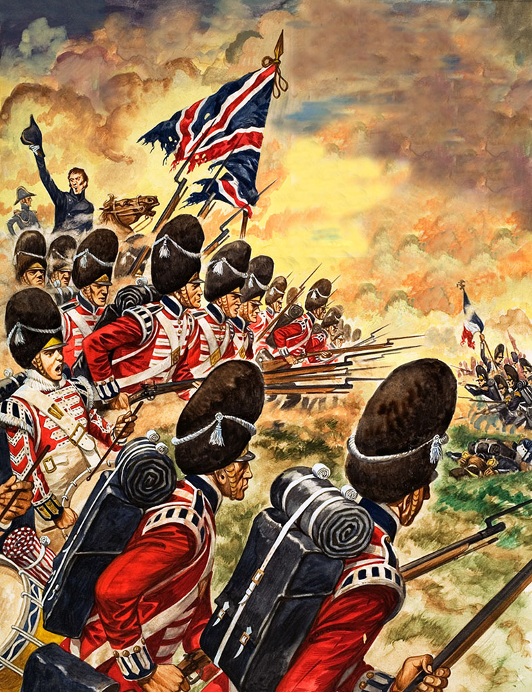 Waterloo a Glorious Victory (Original) art by British History (Peter Jackson) at The Illustration Art Gallery