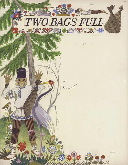 Two Bags Full (Original) by Janet & Anne Grahame Johnstone at The Illustration Art Gallery