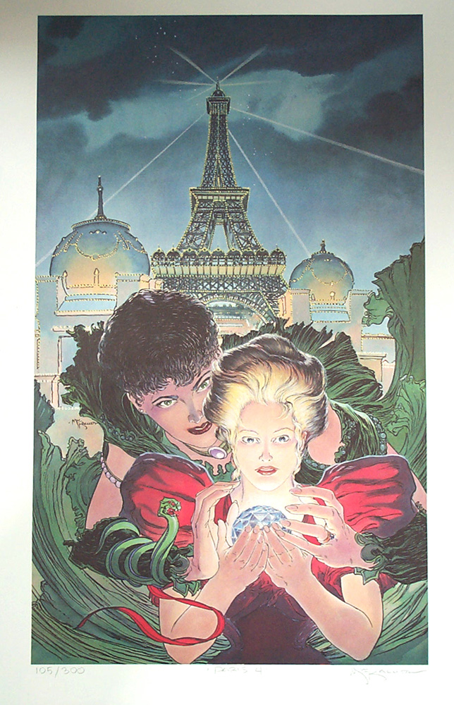 Paris (Limited Edition Print) (Signed) art by Michael Kaluta Art at The Illustration Art Gallery