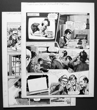 Number 13 Marvel Street - Woof Woof (TWO pages) (Originals) (Signed)