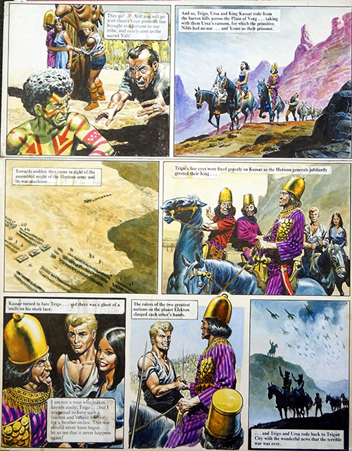 The Trigan Empire: War with Hericon (Original) by The Trigan Empire (Don Lawrence) at The Illustration Art Gallery
