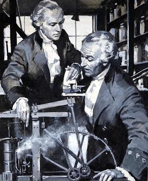 James Watt (Original) by Frank Marsden Lea at The Illustration Art Gallery