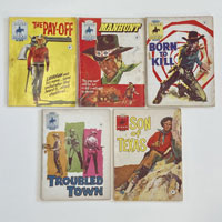 5 x Lone Rider Picture Library #1 #2 #4 #8 #9 by Comics & Magazines at The Illustration Art Gallery