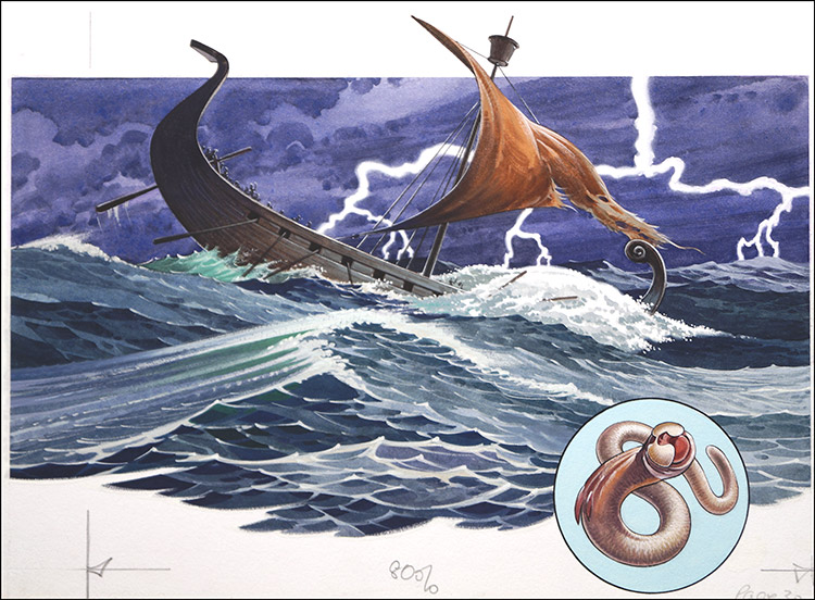 Shipworm (Original) by Bernard Long at The Illustration Art Gallery