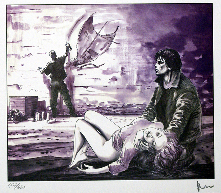 Revoir les toiles 8 (Limited Edition Print) (Signed) by The Star (Manara) at The Illustration Art Gallery