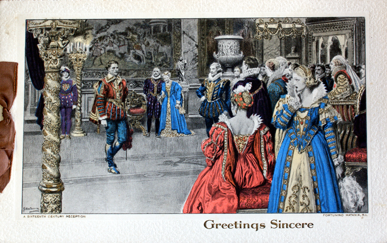 Matania Christmas card 4 (Signed Print) by Fortunino Matania