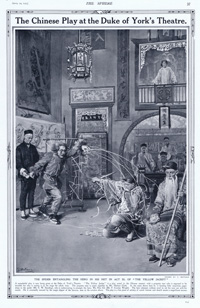The Chinese Play at the Duke of York's Theatre  (original page The Sphere 1913) (Print)