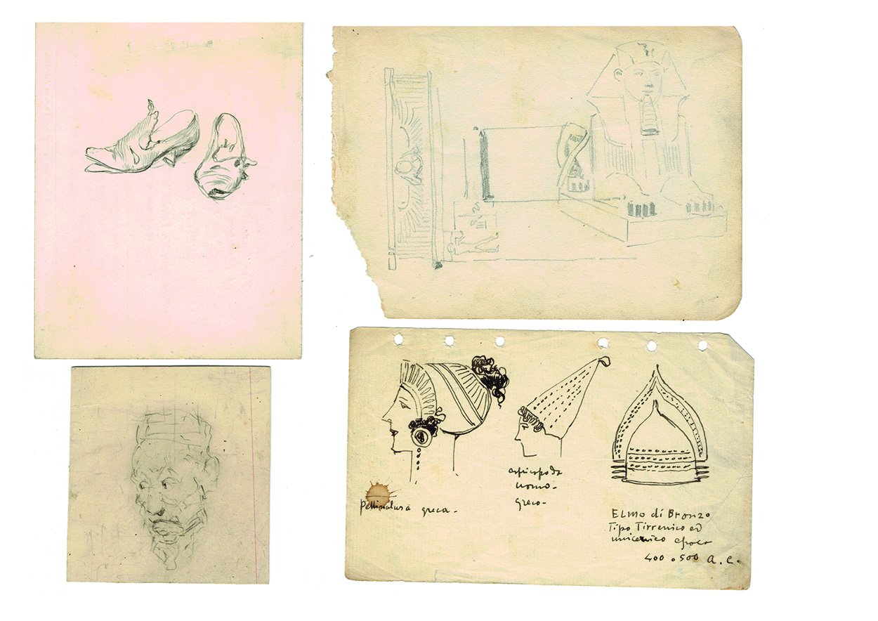 Four sketches for the Ten Commandments (Original) art by Fortunino Matania at The Illustration Art Gallery