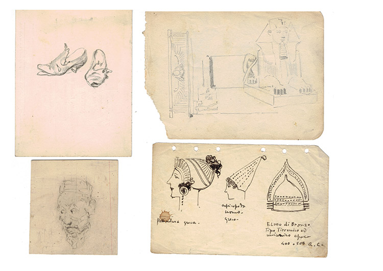 Four sketches for the Ten Commandments (Original) by Fortunino Matania at The Illustration Art Gallery