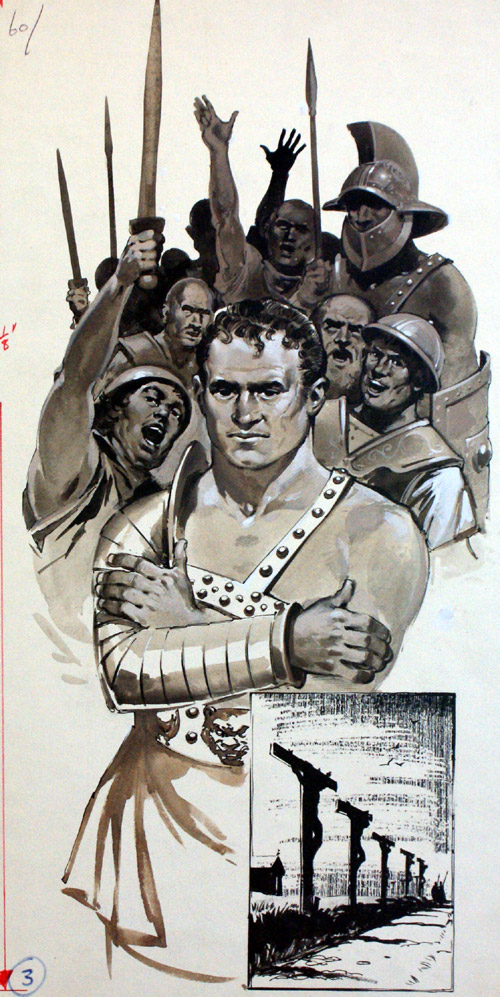Spartacus (Original) by Ancient Rome (Angus McBride) at The Illustration Art Gallery