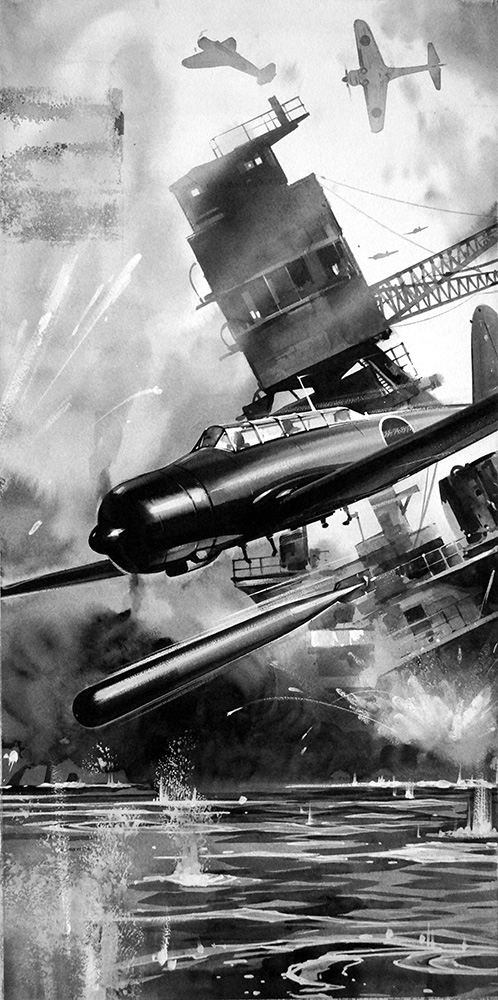 Pearl Harbour - Zero Hour (Original) art by American History (Angus McBride) at The Illustration Art Gallery